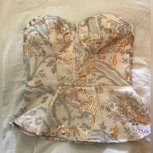 sleveless corset top